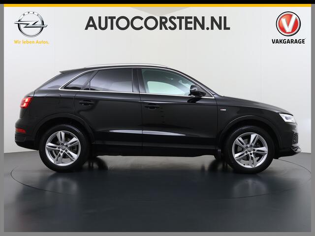 Audi Q3 1.4TFSI 150PK Automaat Sport S Line Trekhaak Stoelverwarming Bose®-Audio Navi Ecc CoD Pdc Edition Elek.Achterklep Bluetooth Lmv Led Privacy Glas Isofix Keyless 1.800KG Trekgewicht