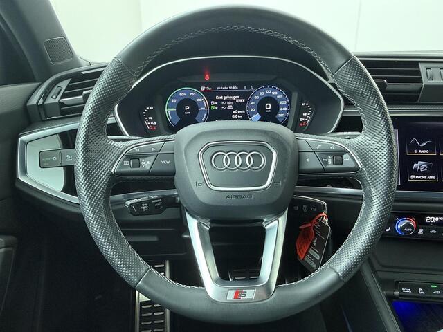 Audi Q3 Sportback 45 TFSI e S Edition | 245 PK | SoH 94% | Panoramadak | Stoelverwarming | Adaptive cruise control | Achteruitrijcamera | Dodehoek detectie |