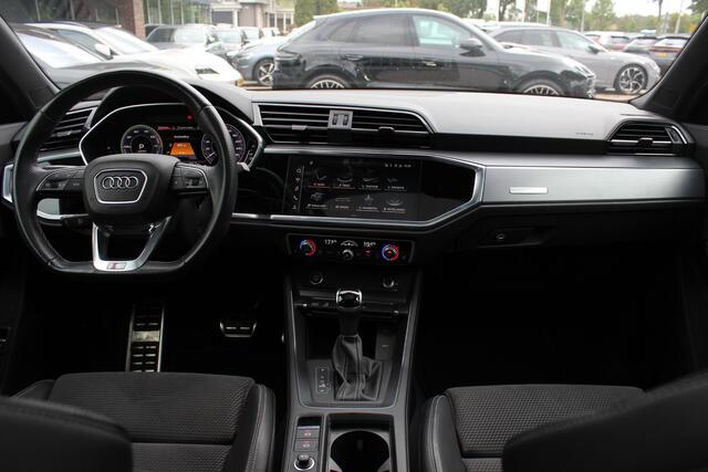 Audi Q3 Sportback 45 TFSI e S Edition / SOH 91% / Panoramadak / 360Camera / Matrix LED / Sfeerverlichting / 19'' / Keyless / Stoelverwarming / DAB / Cruise Control