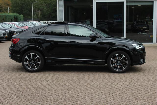 Audi Q3 Sportback 45 TFSI e S Edition / SOH 91% / Panoramadak / 360Camera / Matrix LED / Sfeerverlichting / 19'' / Keyless / Stoelverwarming / DAB / Cruise Control