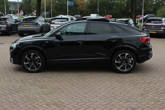 Audi Q3 Sportback 45 TFSI e S Edition / SOH 91% / Panoramadak / 360Camera / Matrix LED / Sfeerverlichting / 19'' / Keyless / Stoelverwarming / DAB / Cruise Control
