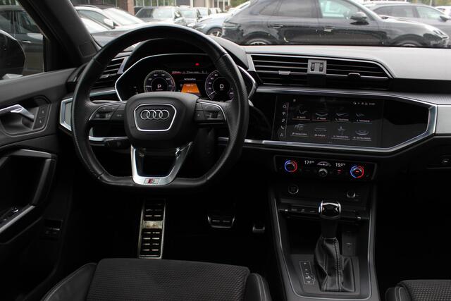 Audi Q3 Sportback 45 TFSI e S Edition / SOH 91% / Panoramadak / 360Camera / Matrix LED / Sfeerverlichting / 19'' / Keyless / Stoelverwarming / DAB / Cruise Control