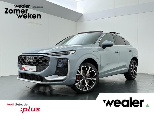 Audi Q3 Sportback 1.5 e-hybrid S edition | 272 PK | SoH 94% | Adaptive Cruise Control | Panoramadak | 360 graden camera | SONOS Premium 3D | Volleder | Matrix LED | Head-up Display | Keyless Entry | Dodehoek detectie | Climate control | Draadloze telefoonlader | Elektrische achterklep | Navigatiesysteem | Sfeerverlichting | Stoelverwarming | Apple Carplay / Android Auto |
