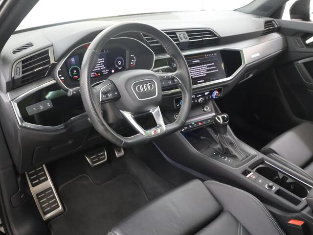Audi Q3 45 TFSI e S edition | SOH 96% | Optiek-Pakket Zwart | Panoramadak | Elektr. Trekhaak | Leder | Adaptieve Cruise Control | Achteruitrijcamera | S-Line In/Exterieur | Stoelverwarming |