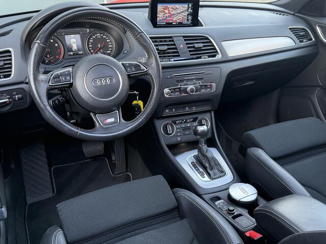 Audi Q3 BWJ 2018 | 1.4 TFSI | S-LINE | AUTOMAAT | PANORAMADAK | ELEKTR. STOEL | TREKHAAK | KEYLESS | HALF LEDER | RS VELGEN | ELEKTR. KLEP | FULL LED | CLIMA | BLUETOOTH | NAVI | PDC |