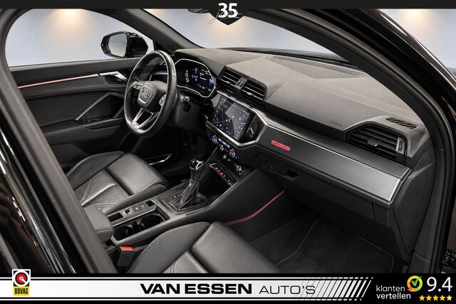 Audi Q3 40 TFSI Quattro S Line | PANO | B&O | NAVI | SFEERLICHT | LEDER | VIRTUAL DISHPLAY!