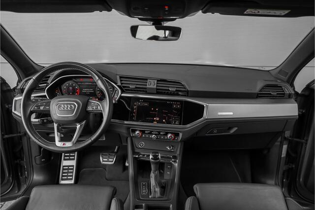 Audi Q3 Sportback 35 TFSI S Edition Zwart Optiek Chronosgrau Leder Camera 20"