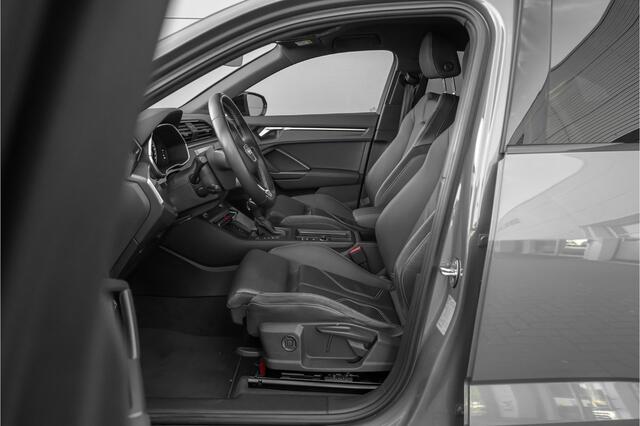 Audi Q3 Sportback 35 TFSI S Edition Zwart Optiek Chronosgrau Leder Camera 20"