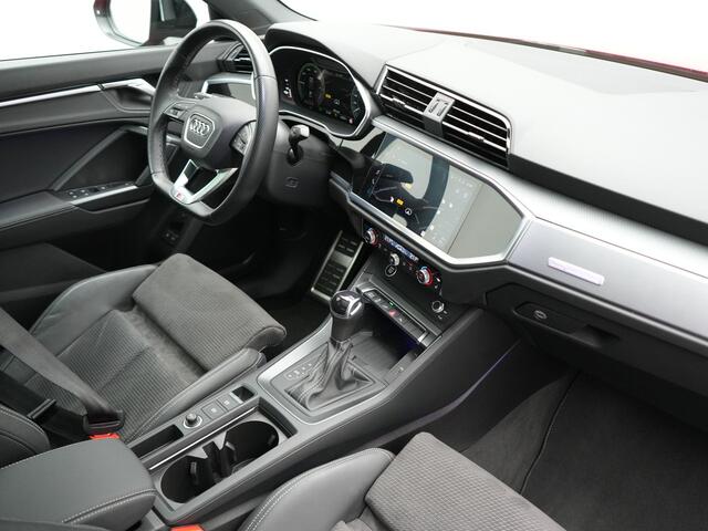Audi Q3 45 TFSI e 2x S Line PHEV 245pk Dealer O.H. | Trekhaak Af Fabriek | Panodak | Adaptive Cruise | 360 Camera | Matrix LED | Alcantara Sportstoelen Memory & Verwarmd | Blis | Keyless | Sfeerverlichting | Navigatie | DAB | 19"L.M | Plug In Hybrid | – foto 4