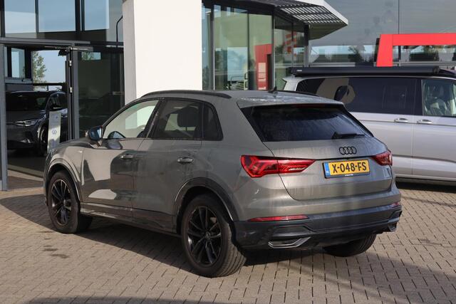 Audi Q3 40 TFSI quattro edition one 190PK / 140kW DSG, S-Line in- en exterieur, LED Matrix koplampen, dynamische richtingaanwijzers achter, verwarmbare voorstoelen, verwarmbaar multifunctioneel lederen stuurwiel, achteruitrijcamera (Rear View), parkeersensoren voor en achter (PDC), navigatie, dodehoekdetectie (Side Assist), elektrische achterklep, panoramadak, elektrisch verstel- en verwarmbare buitenspiegels, 2-zone climatronic, virtual cockpit, keyless start & entry, privacy glas, cruise control, dimmende binnenspiegel etc. – foto 8