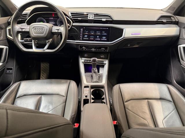 Audi Q3 Sportback 45 TFSI e S Edition I S-Line I Stoelverwarming I Leder I LED I 360 Camera I Cruise Control I Elek. Achterklep I Dodehoekdetectie I