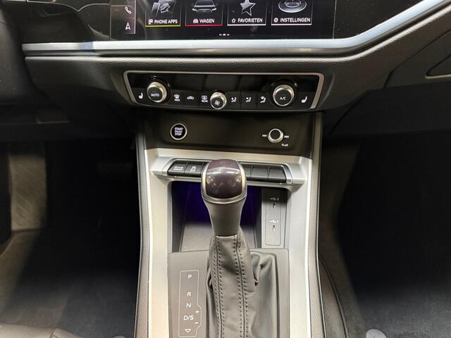 Audi Q3 Sportback 45 TFSI e S Edition I S-Line I Stoelverwarming I Leder I LED I 360 Camera I Cruise Control I Elek. Achterklep I Dodehoekdetectie I