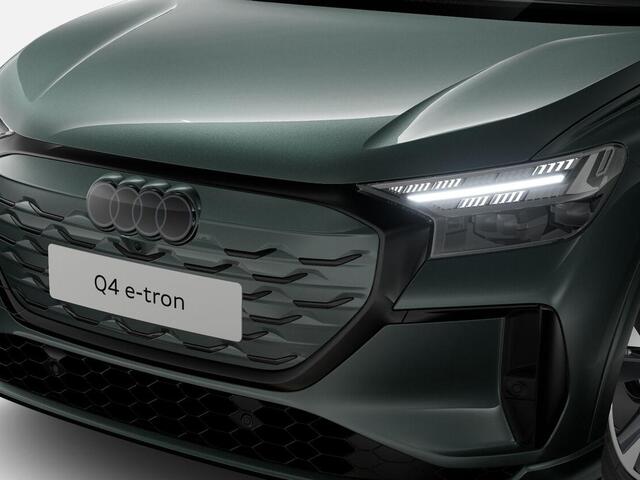 Audi Q4 S edition performance 82 kWh 286 PK · Trekhaak elek. wegklapbaar · Optiekpakket zwart · Glazen panoramadak