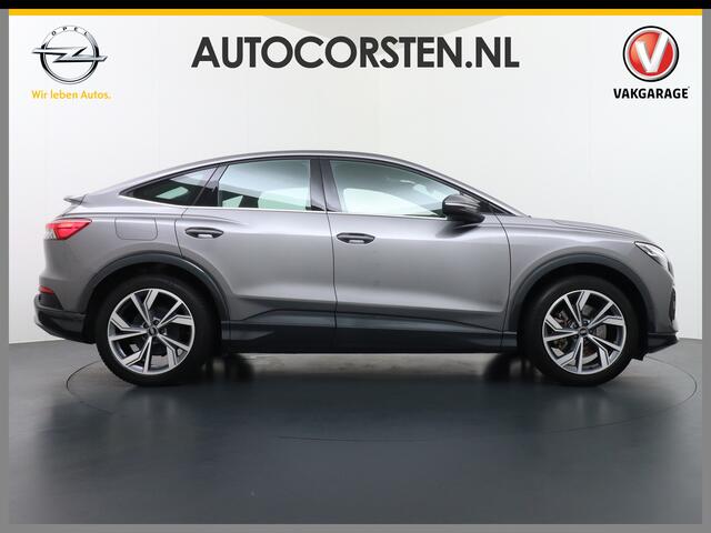 Audi Q4 Sportback e-tron 40 204pk 77kWh Adap.Cruise Sport-St. 20" Apple Carplay Android Camera Navi Matrix Led Elek.Achterklep Trekhaak Ecc Stoelverwarming Pdc DAB Wifi Advanced Edition Audi sound system Assistentiepakketten-Parking/Tour/Plus 1e Eigenaar Origineel Nederlan