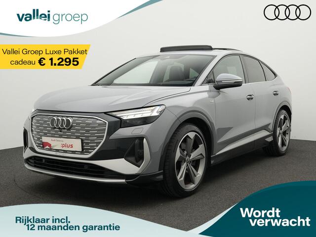 Audi Q4 Sportback e-tron 50 quattro S edition 77 kWh 299 pk / S-Line | Panoramadak | Matrix LED | Geheugenstoel | Sonos | Leder/alcantara