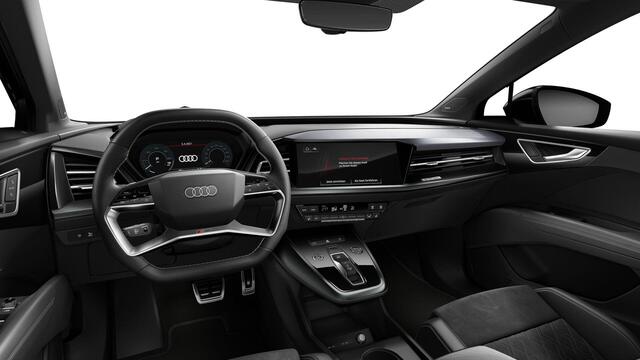 Audi Q4 Sportback e-tron 50 quattro 77 kWh Launch Edition S Competition | 299 PK | SoH 92% | Achterklep elek. | Achteruitrijcamera | Stoelverwarming |