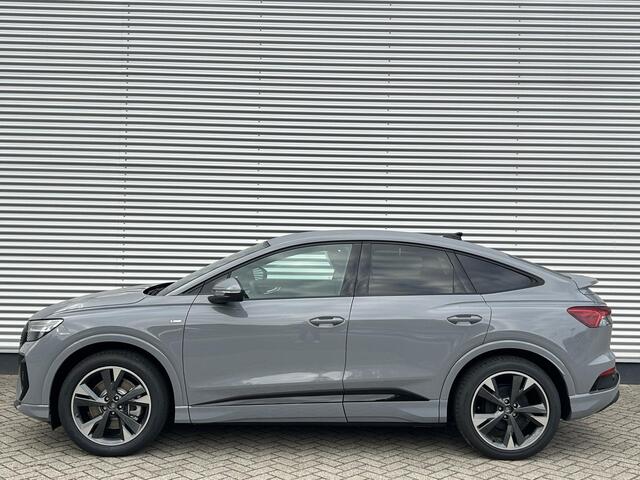 Audi Q4 Sportback e-tron S edition Competition e-tron 45 82 kWh 210 kW / 28 | Adaptieve Cruise Control | Stoelverwarming | Sfeerverlichting | Camera | Elektrische achterklep | Matrix Verlichting |