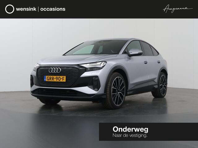 Audi Q4 Sportback e-tron 45 quattro Advanced edition 82 kWh | SOH 100% | Audi E-Care tot 11-2029 | Adaptieve Cruise Control | Camera | Sportstoelen | Stoelverwarming | Matrix LED | Comfort Pakket | Smartphone Pakket |