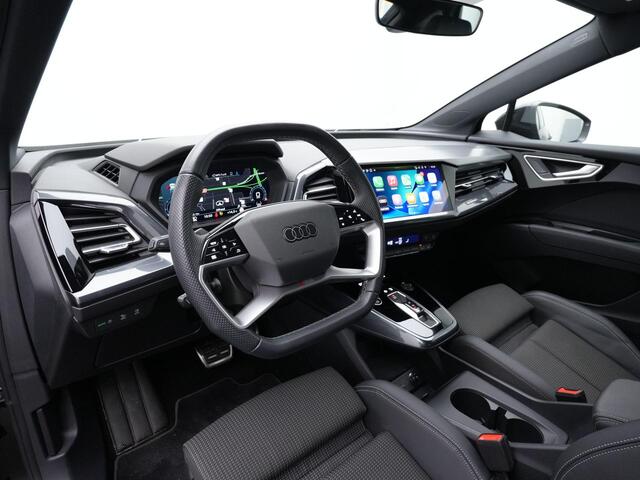Audi Q4 Sportback e-tron 45 S Edition 82 kWh 286 pk / S-Line | Matrix LED | Achteruitrijcamera | Stoelverwarming | Adaptive Cruise | Navigatie