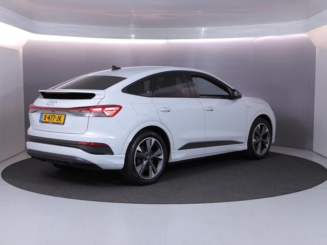 Audi Q4 Sportback e-tron 40 S edition 77 kWh 204 pk | Navigatie | Parkeersensoren (Park assist) | Achteruitrijcamera | Stoelverwarming | S-Line |