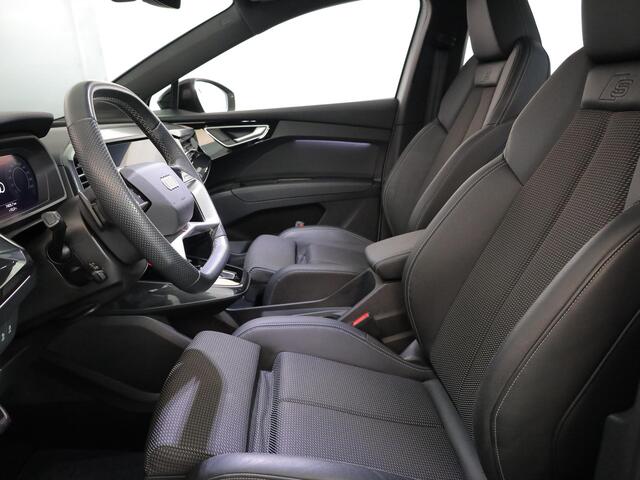 Audi Q4 Sportback e-tron 40 S edition 77 kWh 204 pk | Navigatie | Parkeersensoren (Park assist) | Achteruitrijcamera | Stoelverwarming | S-Line |