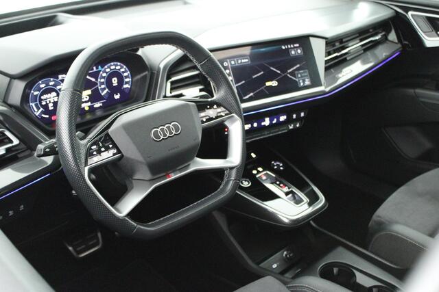 Audi Q4 Sportback e-tron 50 299pk quattro Launch ed. S Competition 77 kWh Trekhaak Camera Sonos HUD Memory Panoramadak Keyless Navigatie S-Line