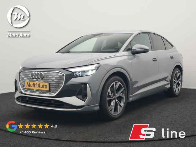 Audi Q4 Sportback e-tron 35 S edition 55 kWh 2 x S - Line INCL BTW | Adaptive Cruise | Camera | Sportstoelen Verwarmd | 20"L.M | Apple Carplay | Parkassist | Virtual | El. Achterklep |