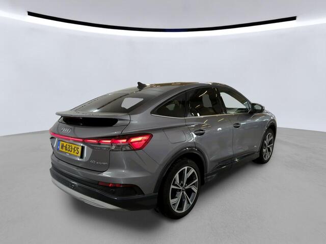Audi Q4 Sportback e-tron 40 Launch edition Advanced 77 kWh / Leder / Stoelverwamring / Smartphone Interface / Elekt. Klep / 20 inch