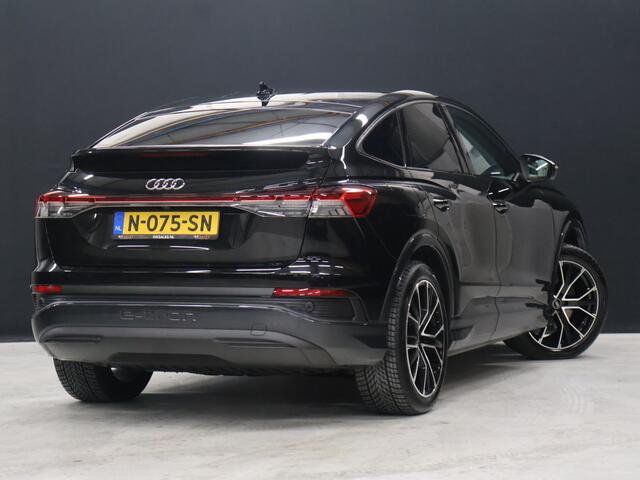 Audi Q4 Sportback e-tron 40 Launch edition Advanced Plus 77 kWh [TREKHAAK INKLAPBAAR, MEMORY SEATS, APPLE CARPLAY, ANDROID, STUURVERWARMING, ADAPTIVE CRUISE, CAMERA, STOELVERWARMING, PDC V+A, CLIMATE, NIEUWSTAAT]