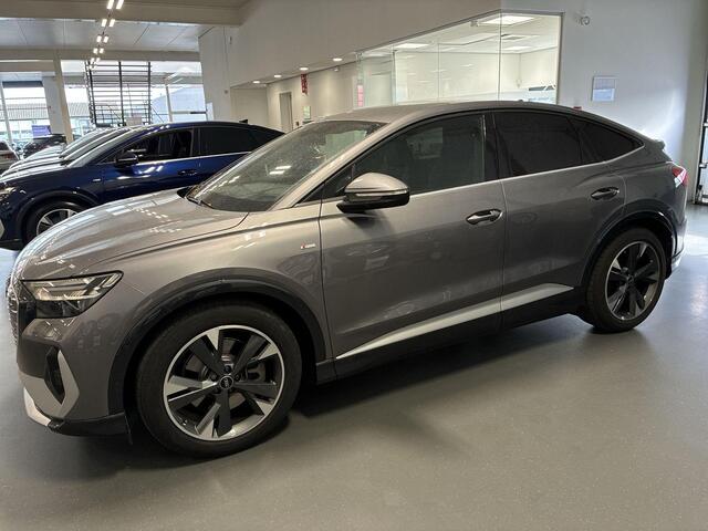 Audi Q4 Sportback e-tron 45 quattro S Edition 77 kWh 265pk · SOH 94,5% · Camera · Matrix LED · Warmtepomp · Head-Up Display · Keyless · Elek. Achterklep · 20"Velgen ·