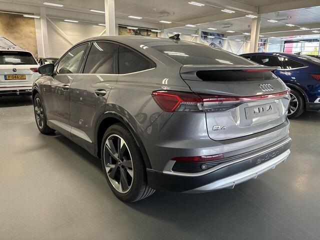 Audi Q4 Sportback e-tron 45 quattro S Edition 77 kWh 265pk · SOH 94,5% · Camera · Matrix LED · Warmtepomp · Head-Up Display · Keyless · Elek. Achterklep · 20"Velgen ·