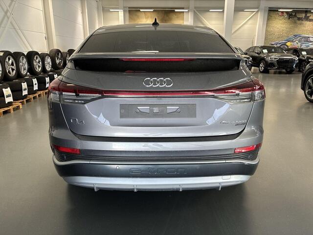 Audi Q4 Sportback e-tron 45 quattro S Edition 77 kWh 265pk · SOH 94,5% · Camera · Matrix LED · Warmtepomp · Head-Up Display · Keyless · Elek. Achterklep · 20"Velgen ·