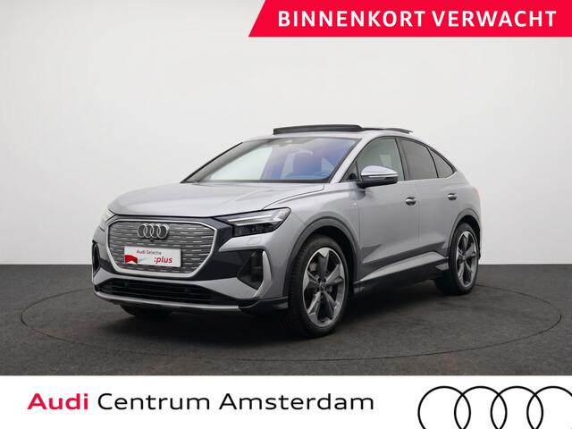 Audi Q4 Sportback e-tron 50 quattro S edition 77 kWh 299pk | Panoramadak | Matrix | Sonos Audio 21 inch Lichtmetalen velgen | Sportstoelen |