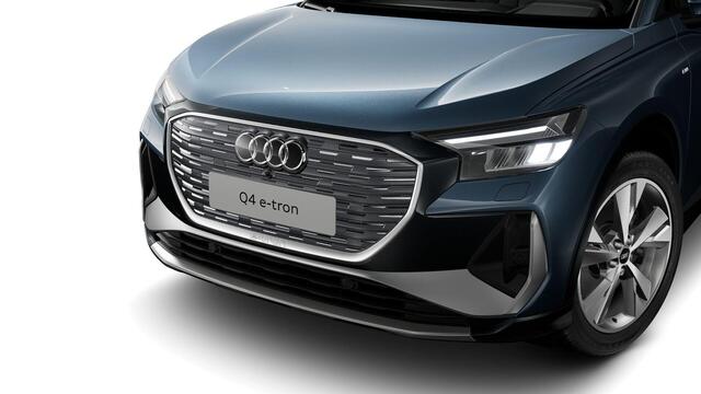 Audi Q4 Sportback e-tron 50 quattro S edition 77 kWh | 299 PK | SoH 100% | Dodehoek detectie | Adaptive cruise control | S line | Climate control |