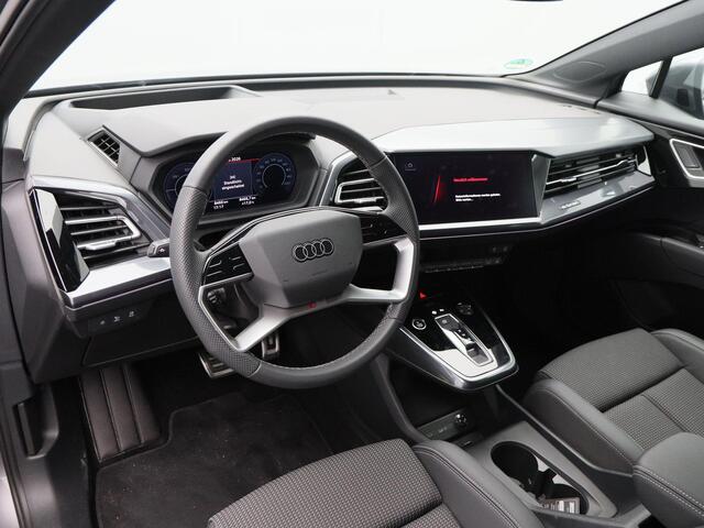 Audi Q4 Sportback e-tron 45 S Edition 82 kWh 286 Pk | Stoelverwarming | Trekhaak | Matrix LED | Adaptive Cruise | 20 Inch | 8.466 Km !!
