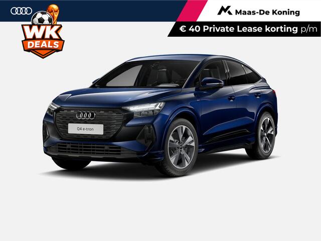 Audi Q4 Sportback e-tron 45 quattro S Edition Competition 286 PK · Assistentiepakket plus · Comfortpakket · Lichtpakket plus ambient light