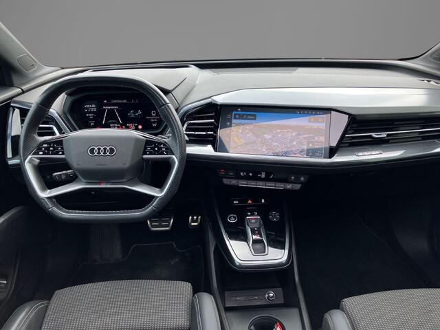 Audi Q4 Sportback e-tron 40 S Line 82kWh / 204pk · Panoramadak · Navigatie · SONOS · Camera + Parkeersensoren · Drive select · Garantie t/m 26-09-2026 of 60000km