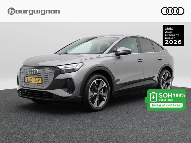 Audi Q4 Sportback e-tron 45 S Edition 82 kWh 286 Pk | Stoelverwarming | Trekhaak | Matrix LED | Adaptive Cruise | 20 Inch | 8.466 Km !!