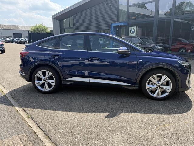 Audi Q4 Sportback e-tron 45 Edition 82 kWh VAN: 44.900,- VOOR: 41.877,- UW WKVOORDEEL: 3.023,-|S-LINE| 10.000KM! | STOELVERWARMING| ELEKTRISCHE ACHTERKLEP| ACHTERUITRIJCAMERA | MATRIX LED|