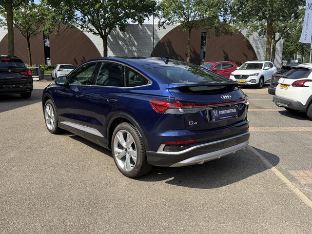 Audi Q4 Sportback e-tron 45 Edition 82 kWh VAN: 44.900,- VOOR: 41.877,- UW WKVOORDEEL: 3.023,-|S-LINE| 10.000KM! | STOELVERWARMING| ELEKTRISCHE ACHTERKLEP| ACHTERUITRIJCAMERA | MATRIX LED|
