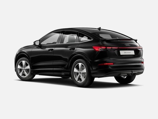 Audi Q4 Sportback e-tron Advanced edition 204 PK · Hemelbekleding zwarte stof · Lendensteunen · Trekhaak elek. wegklapbaar