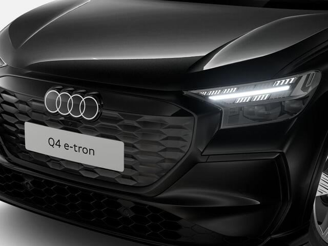 Audi Q4 Sportback e-tron Advanced edition 204 PK · Hemelbekleding zwarte stof · Lendensteunen · Trekhaak elek. wegklapbaar