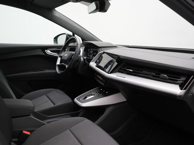 Audi Q4 Sportback e-tron 40 Advanced edition 82 kWh 204pk Dealer O.H. | Panodak | Adaptive Cruise | Camera | Keyless | Apple Carplay | Stoelverwarming | Navigatie | DAB | Virtual Cockpit | 19"L.M |