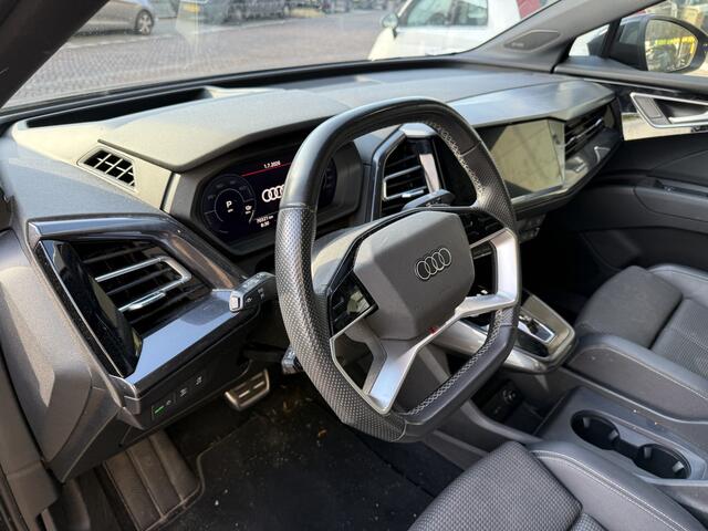 Audi Q4 Sportback e-tron 50 quattro NL AUTO Launch edition S Competition 77 kWh CAMERA NAVIGATIE