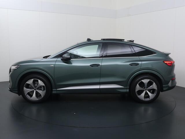 Audi Q4 Sportback e-tron S edition quattro performance 82 kWh | Panoramadak | Memory Stoelen | Sonos | Lederen Stoelen | | Head-Up Display | Matrix-Verlichting |