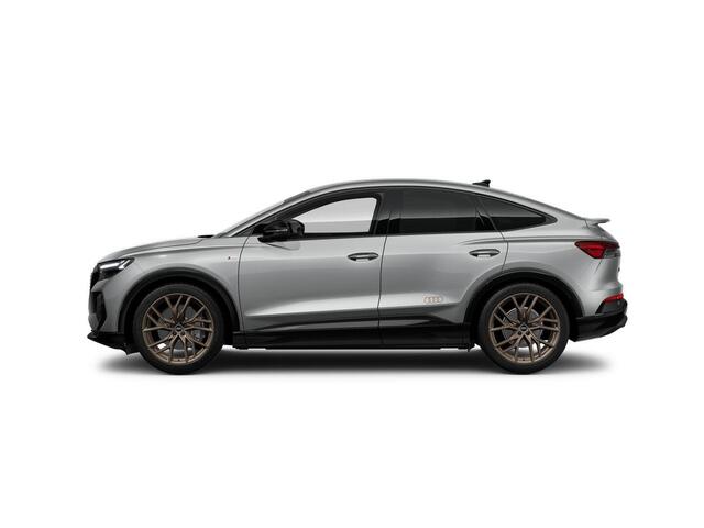 Audi Q4 Sportback e-tron 50 quattro Launch edition S Competition 77 kWh 299PK | Half Augustus verwacht | Adaptieve cruise | Stoelverwarming | Edition One | Achteruitrijcamera | Matrix
