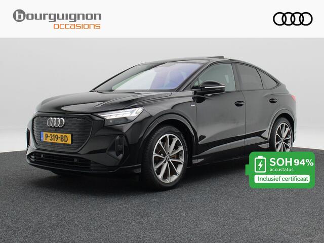 Audi Q4 Sportback e-tron 40 S-Line 77 kWh 204 Pk | Panoramadak | Head-Up | SONOS | 20 Inch | Stoelverwarming | 96.498 Km!!