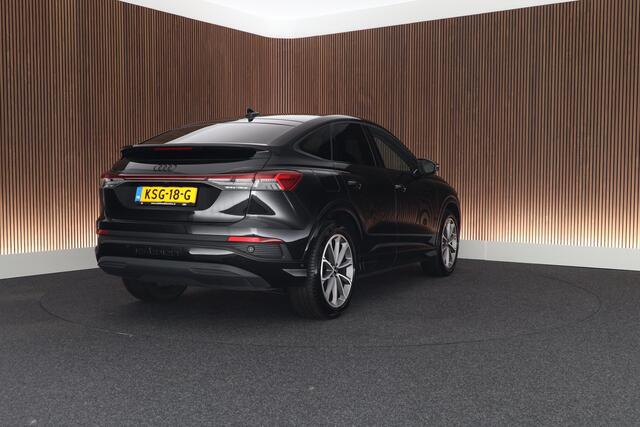 Audi Q4 Sportback e-tron 40 Advanced edition 82 kWh Leder Sportstoelen Stoelverwarming ACC 360Camera Navigatie