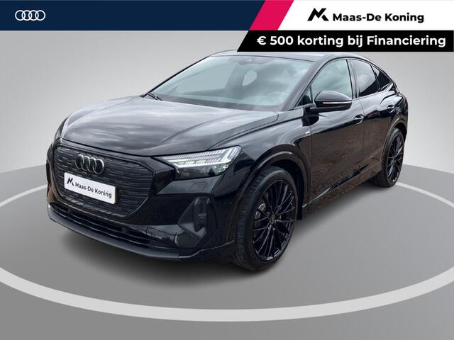 Audi Q4 Sportback e-tron 45 S Edition 82 kWh 210kW/286PK · Leder · Stoelverwarming · Navigatie · Apple/Android Car Play ·