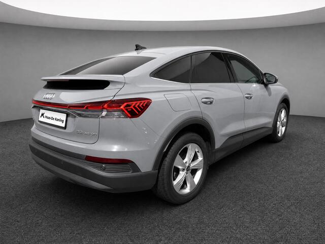 Audi Q4 Sportback e-tron 40 204pk Edition 77 kWh · SOH 95,8% · Camera · Apple/Android Car Play · Cruise Control Adaptief · P-Sensoren · Elek. Achterklep · 19'' Inch ·